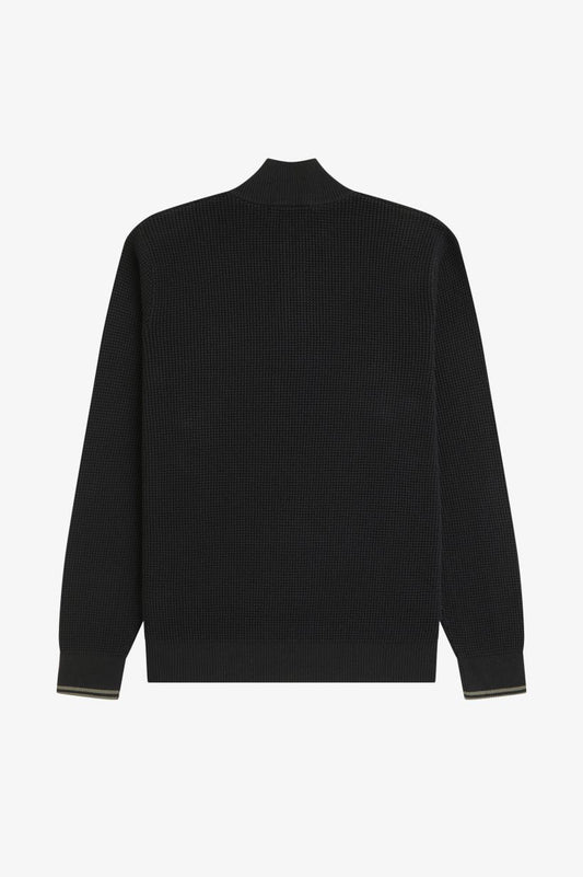Jersey de punto gofrado con media cremallera K8557 • 198