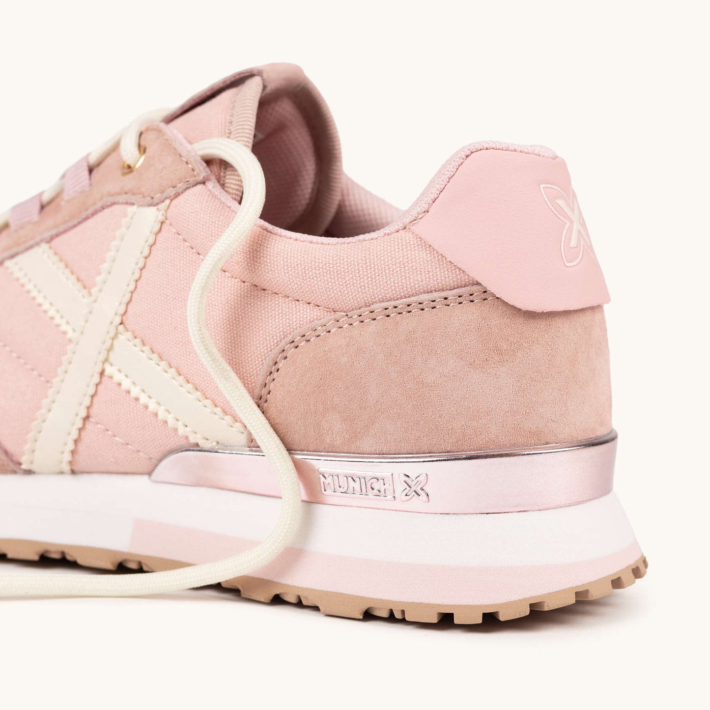 MUNICH SUNSET 66 Zapatilla Sport Chic en Rosa Monocromo