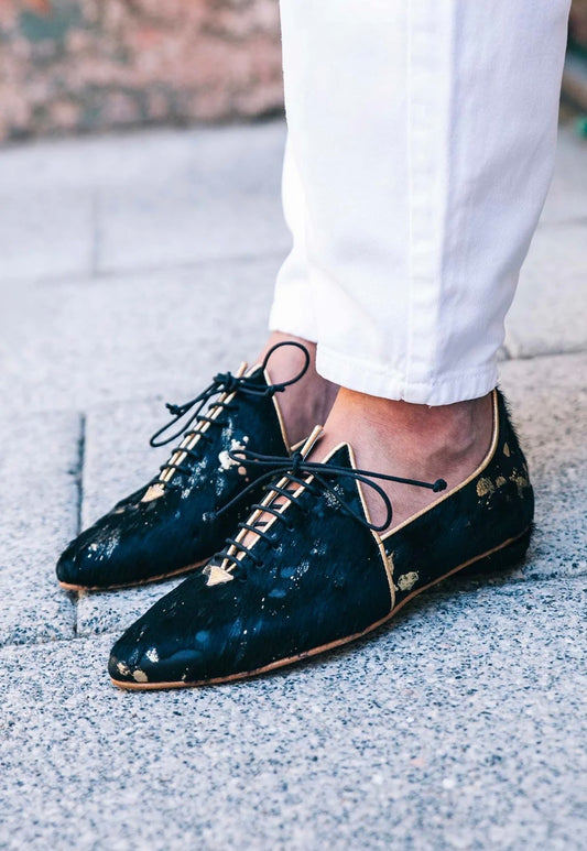 Blucher Florencia Black (Plantilla Extra)