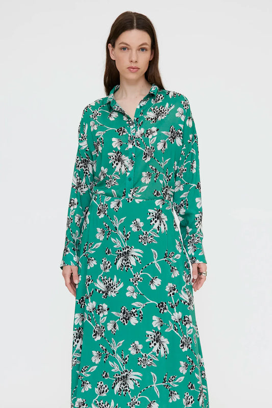 Camisa con estampado Gerbera