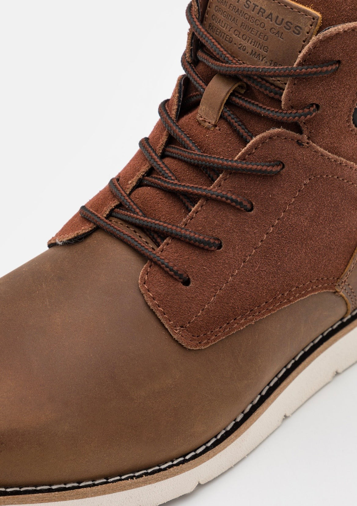 JAX PLUS - Botines con cordones - brown