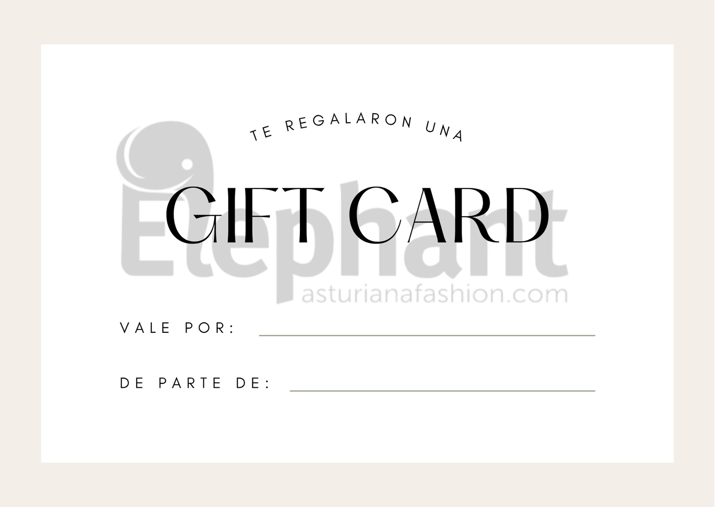 GIFT CARD