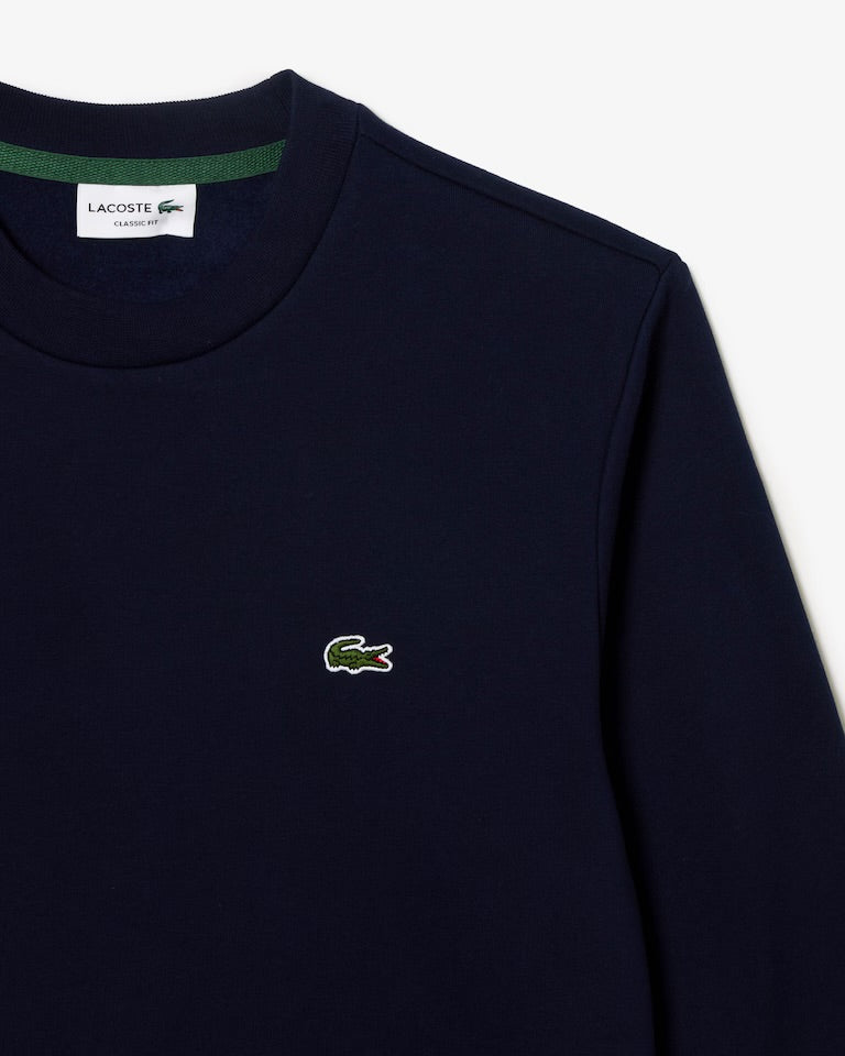 Sudadera de cuello redondo de felpa