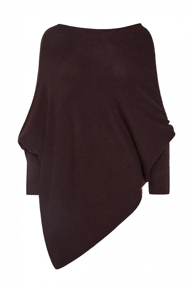 Asymmetric knitted sweater