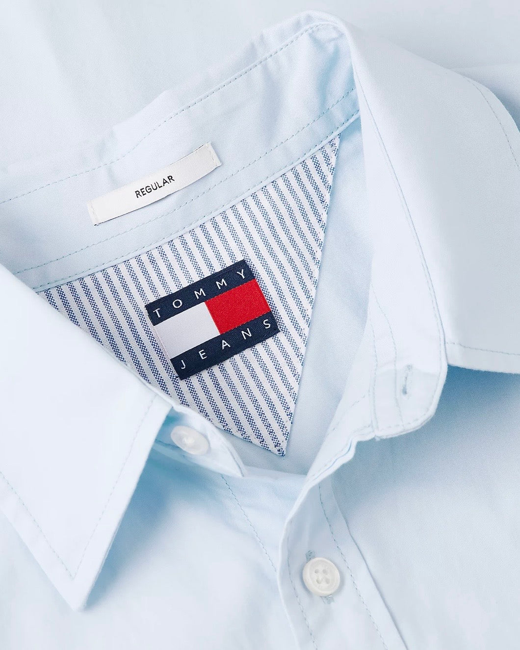 Camisa de popelín con logo bordado