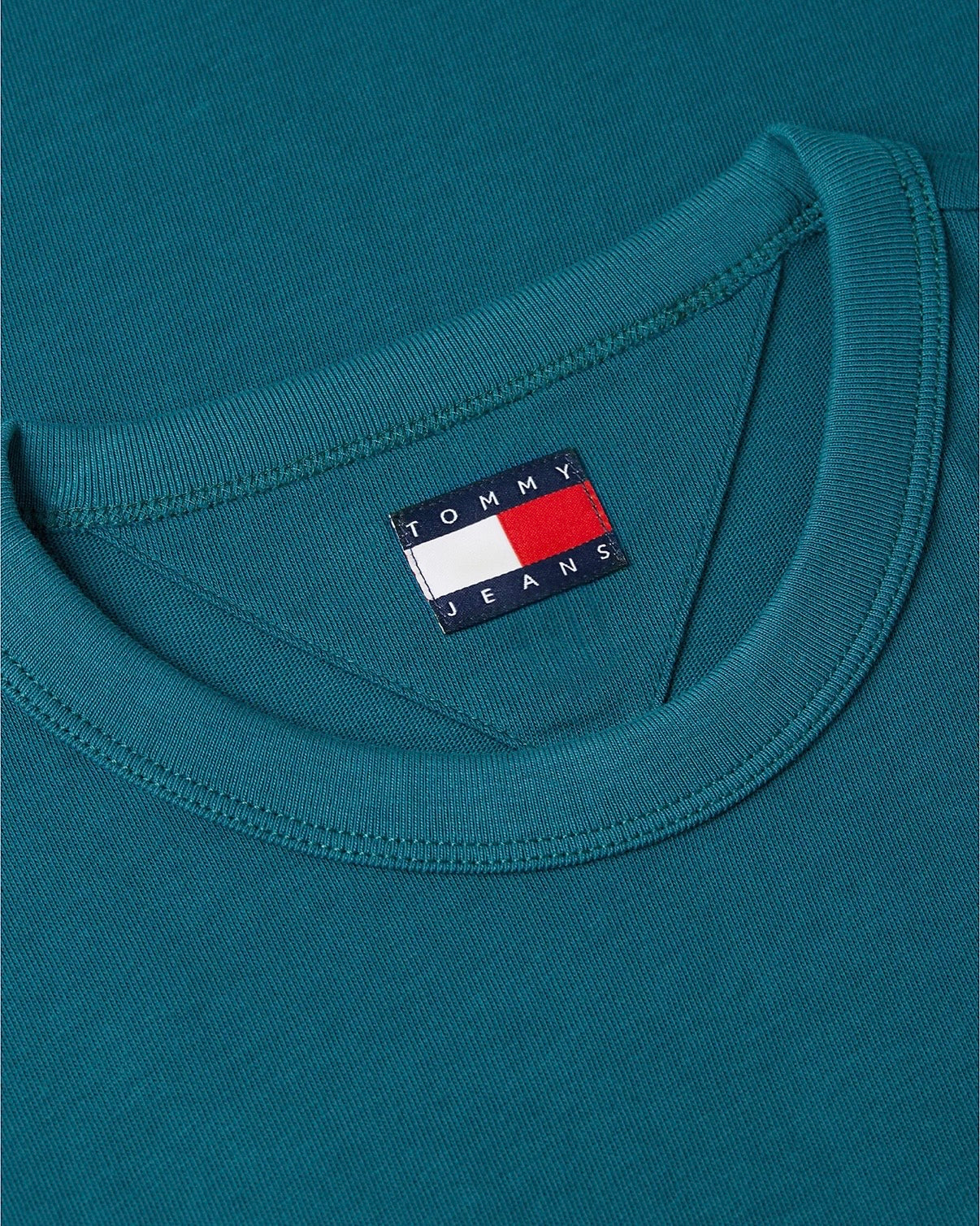 Camiseta con cuello redondo y parche de Tommy