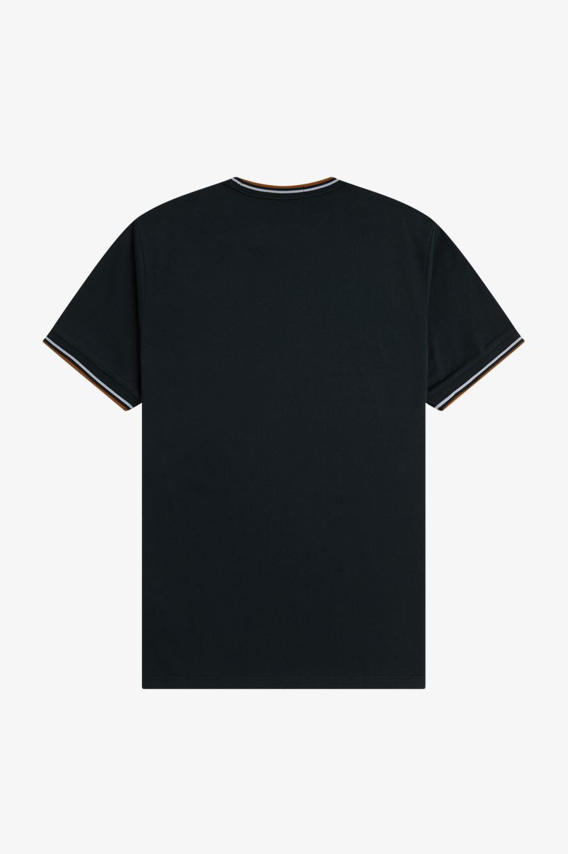 Camiseta con ribete con dos franjas M1588 • 78C
