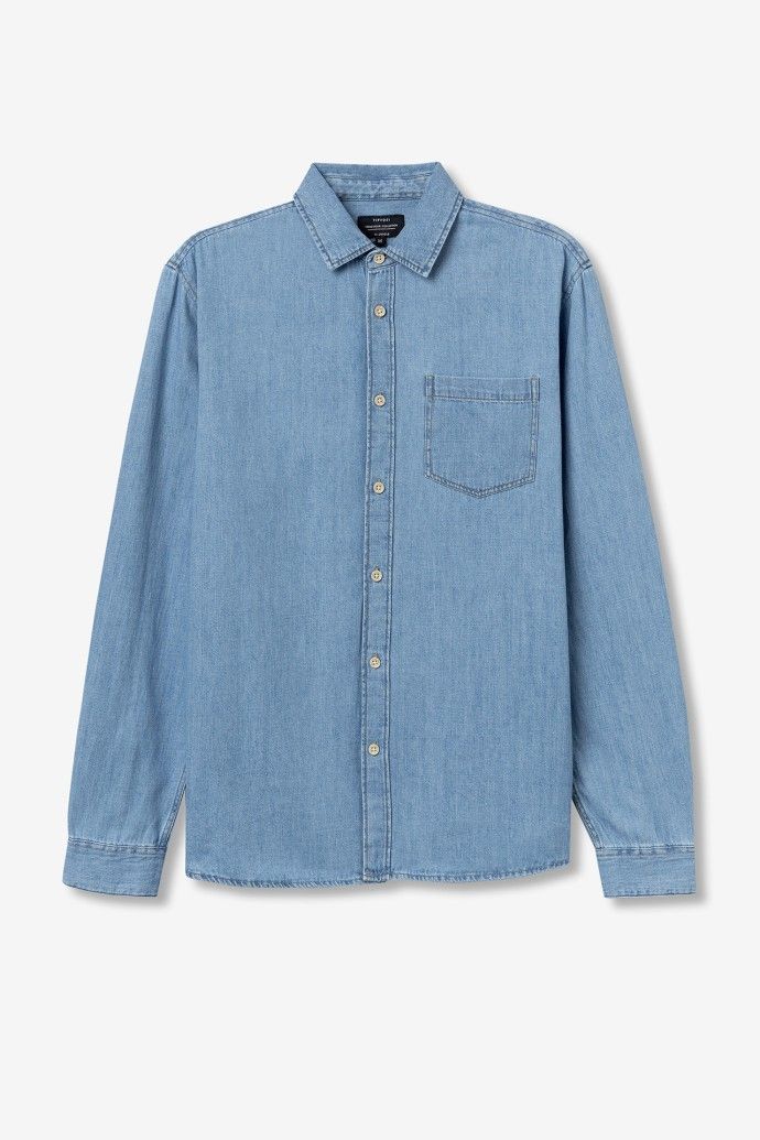 Camisa Denim Hombre