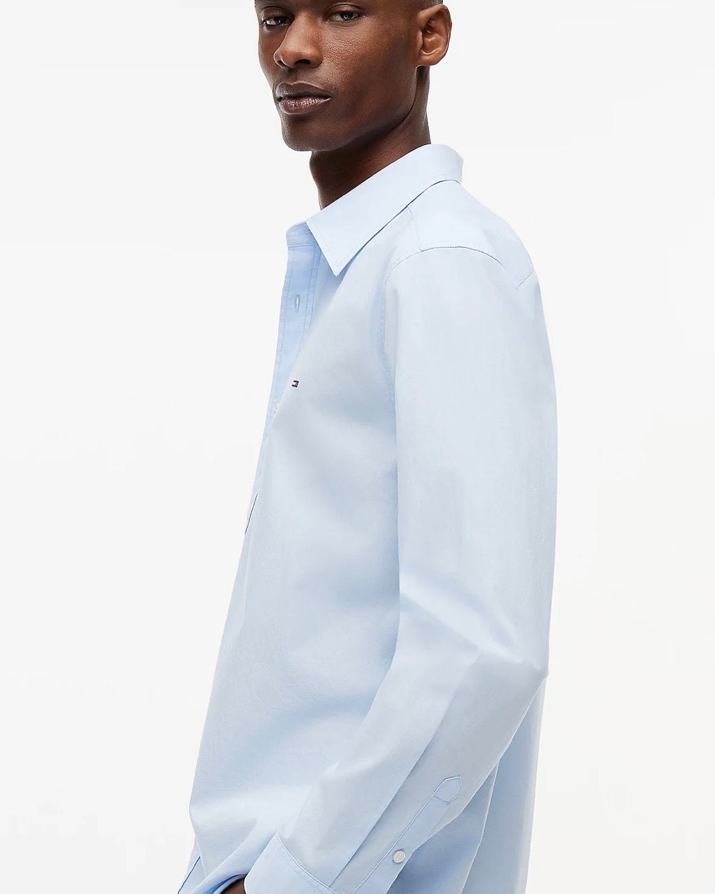 Camisa de popelín con logo bordado