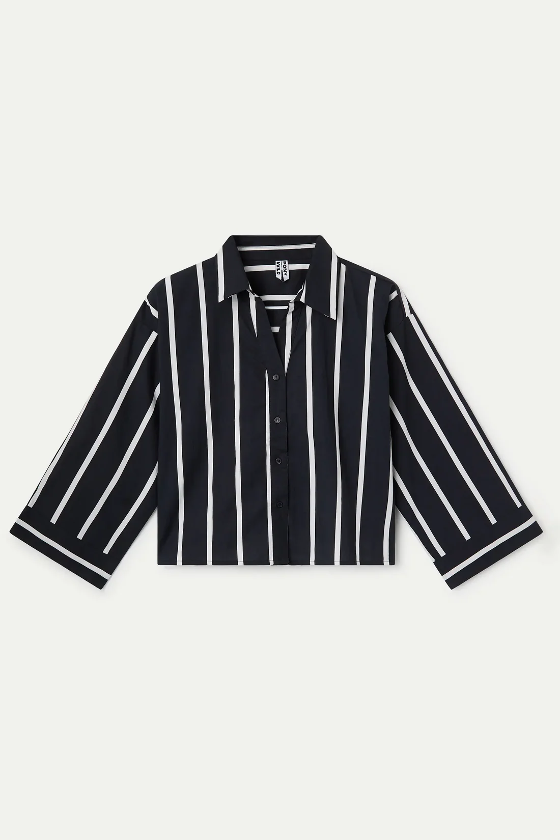 Camisa fluida con estampado Grimaud Black