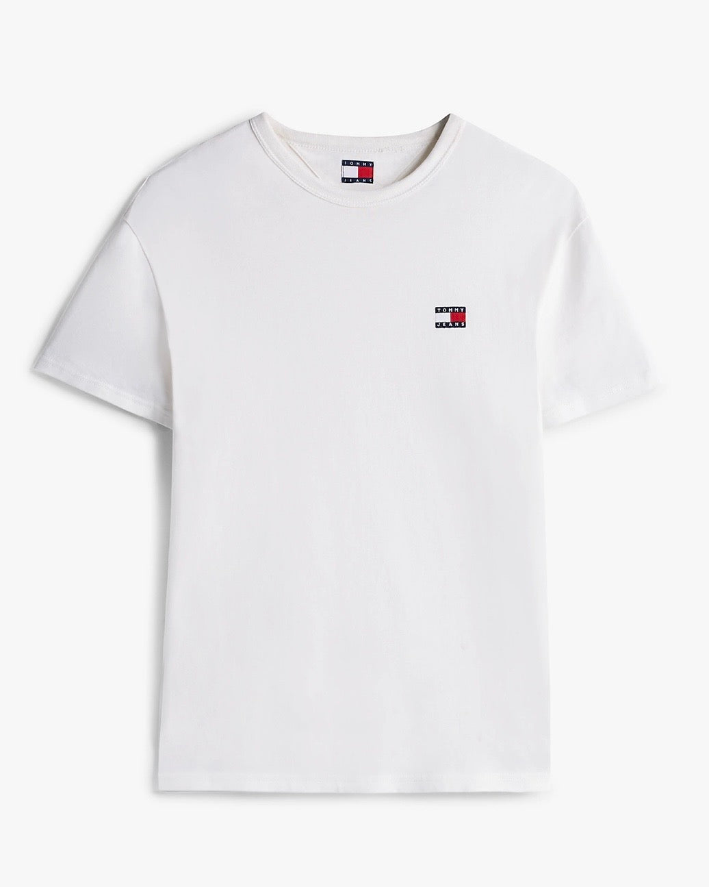 Camiseta con cuello redondo y parche de Tommy