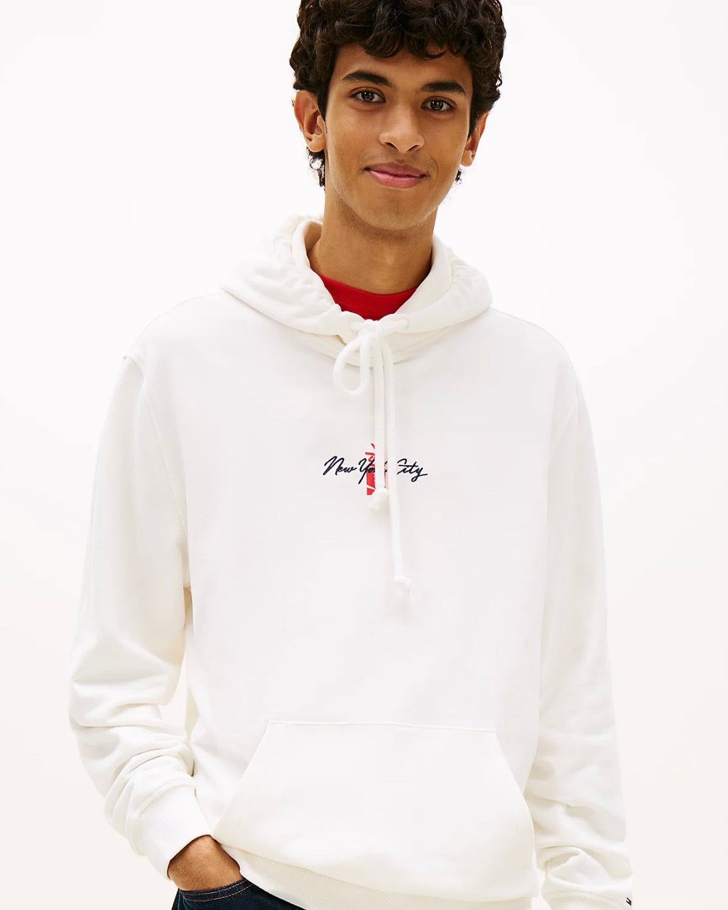 Sudadera con capucha Signature de felpa