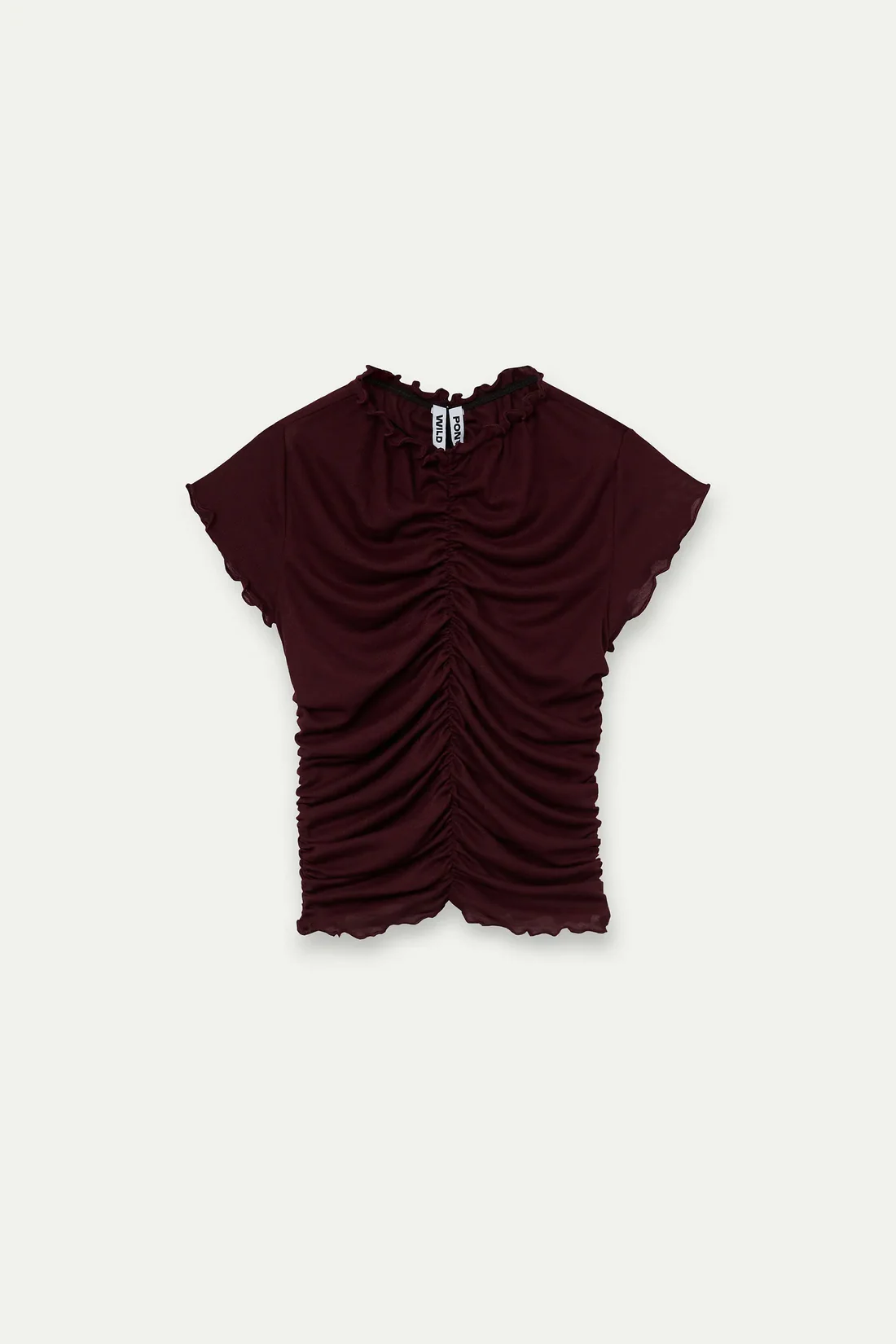 Camiseta fruncida