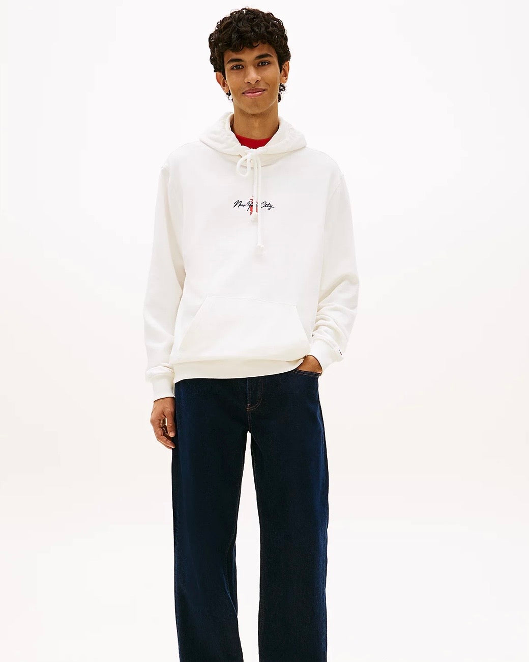 Sudadera con capucha Signature de felpa