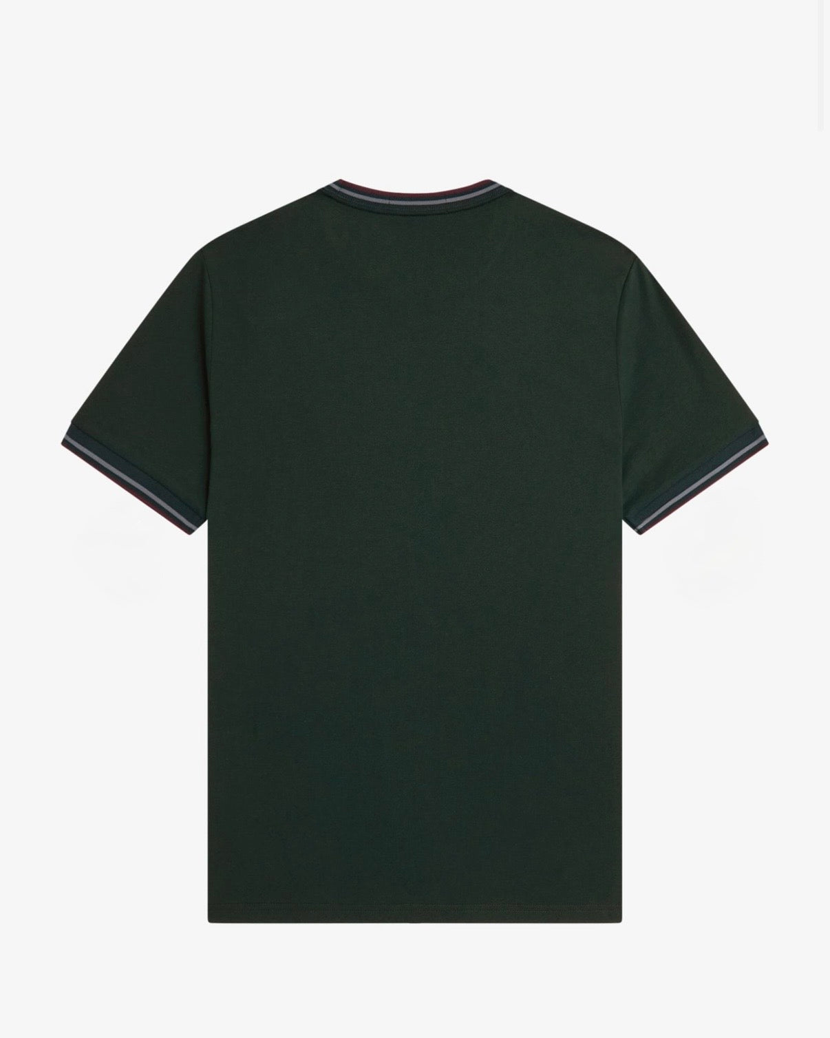 Camiseta con el ribete con dos franjas
