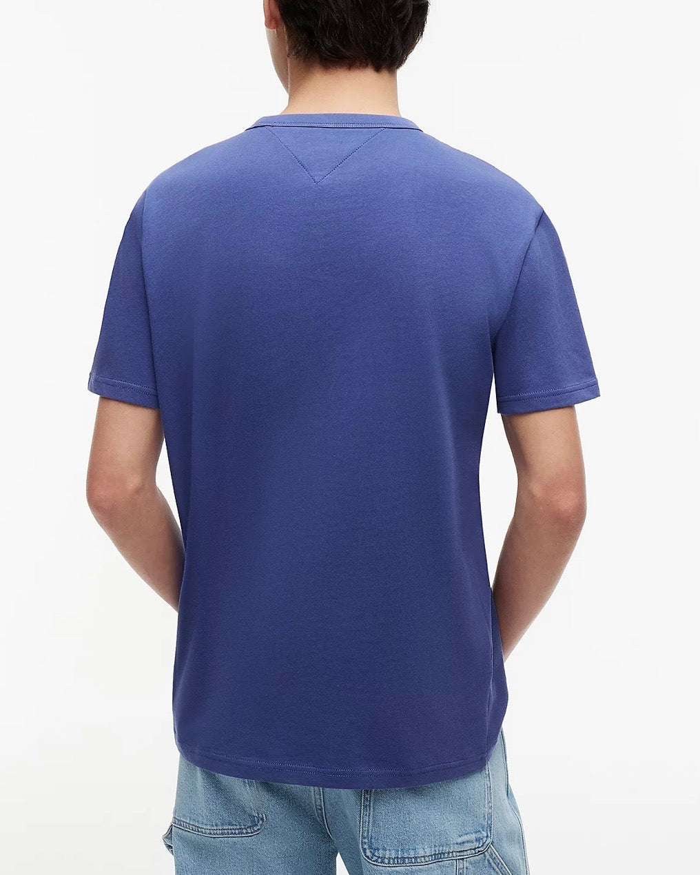 Camiseta con cuello redondo y parche de Tommy
