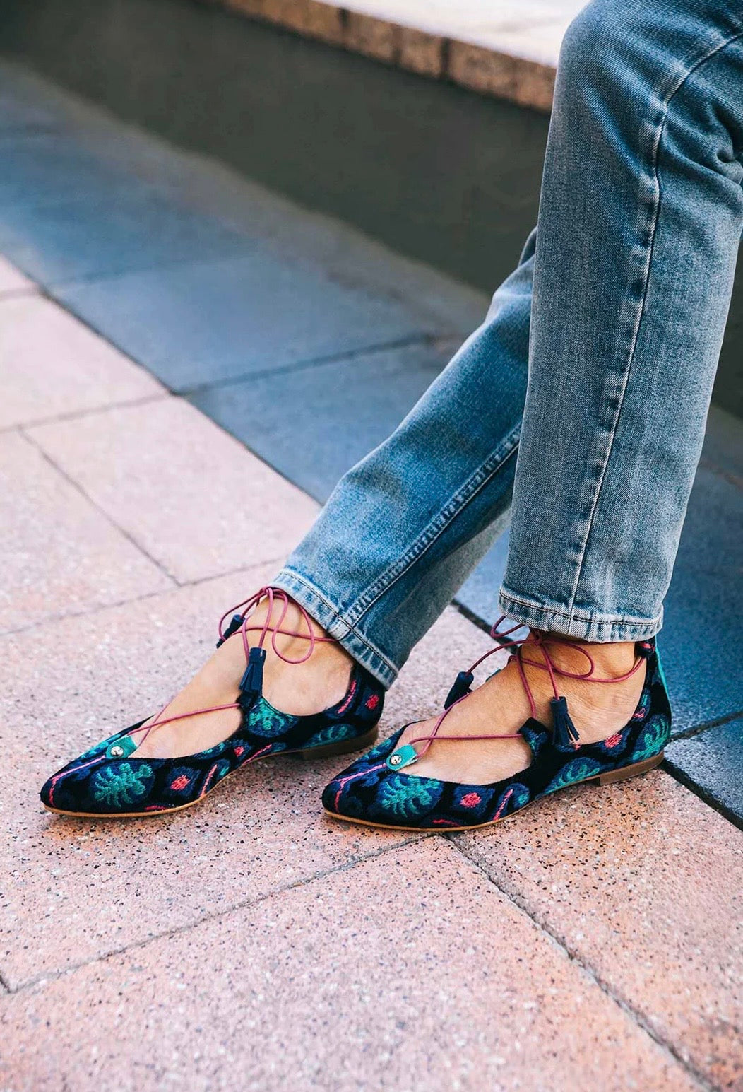 Bailarina Londres Marino (plantilla extra)