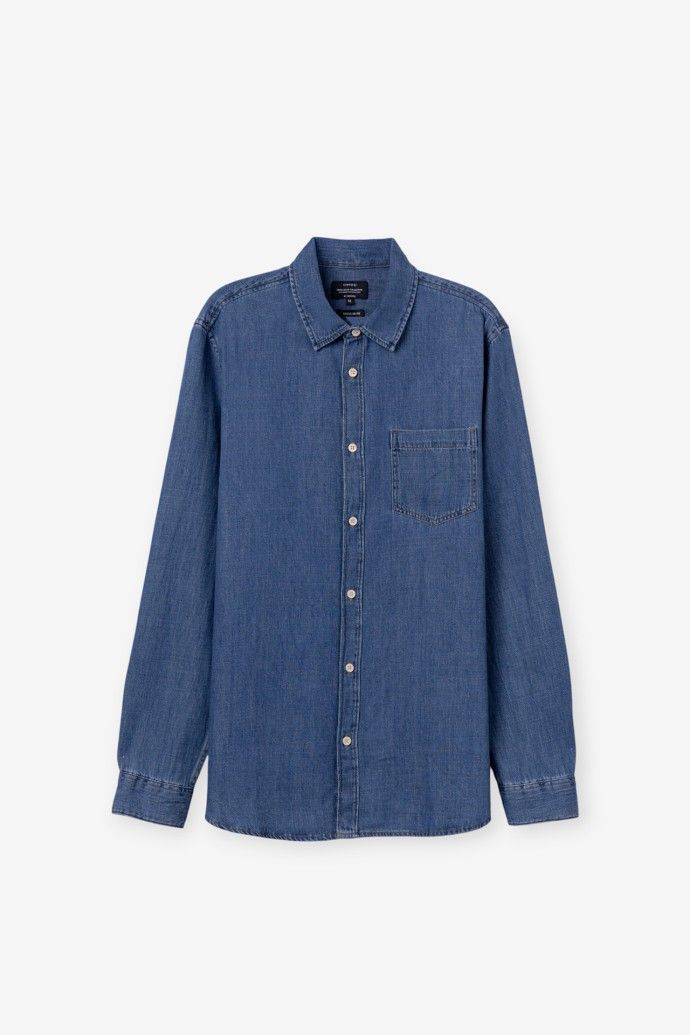Camisa Denim Hombre