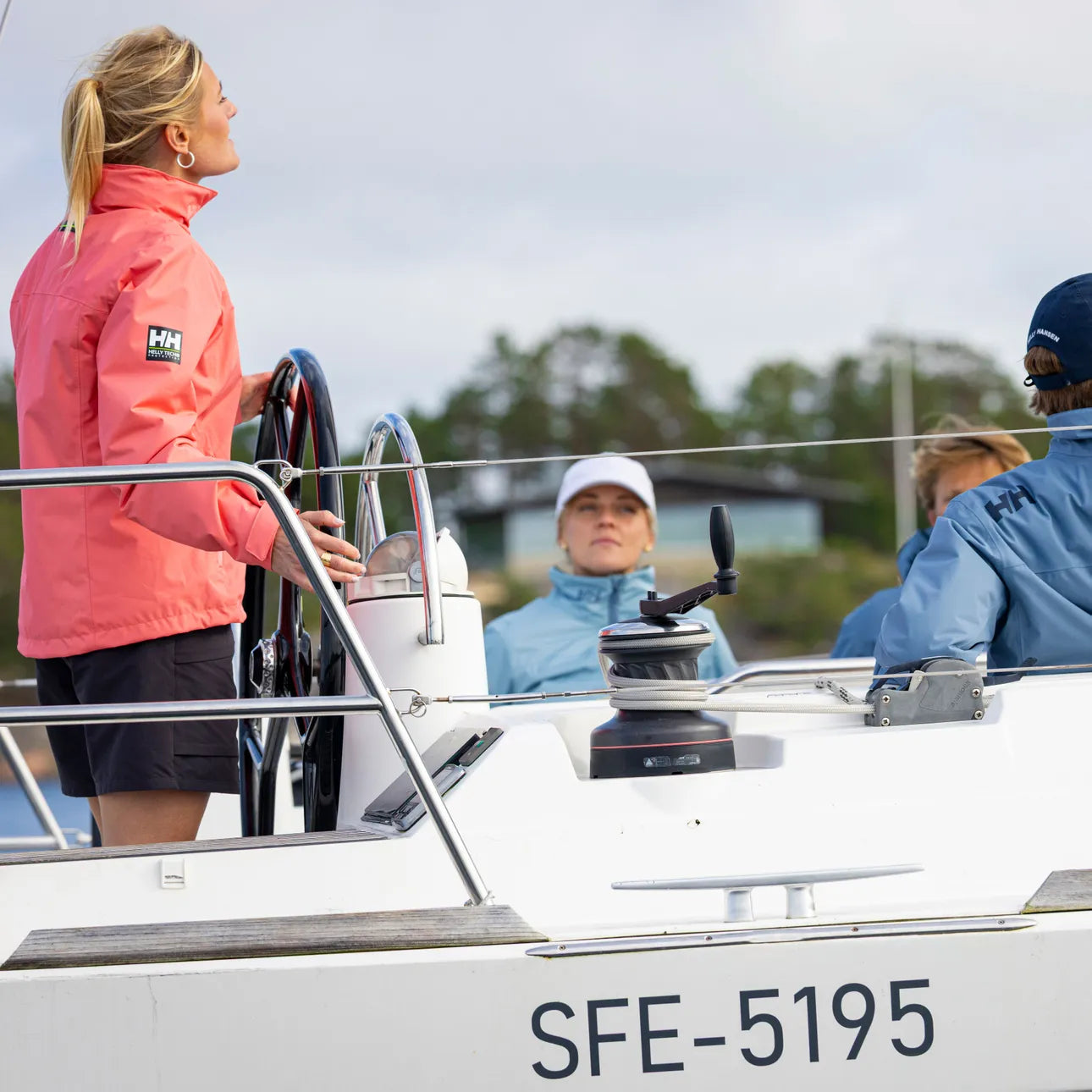 Crew Hooded Midlayer Sailing Jacket 2.0 Mujer