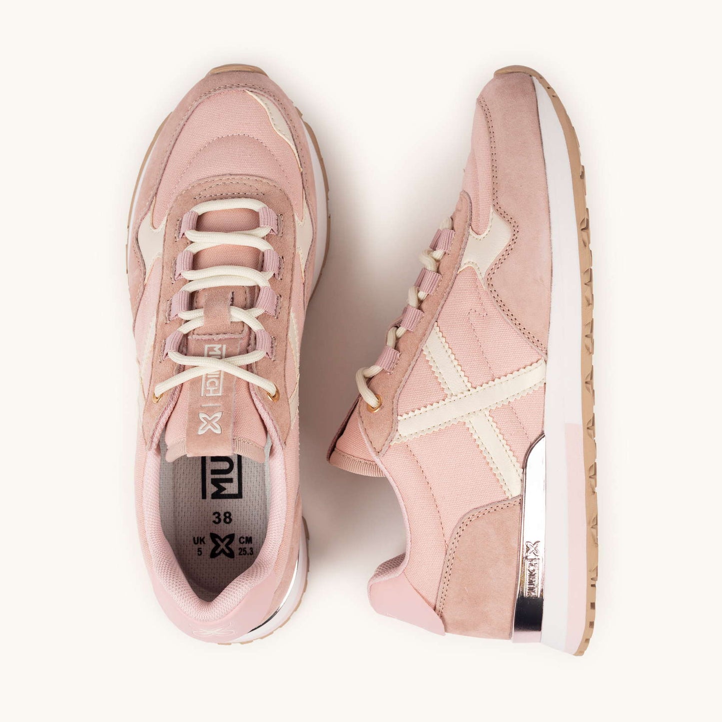 MUNICH SUNSET 66 Zapatilla Sport Chic en Rosa Monocromo