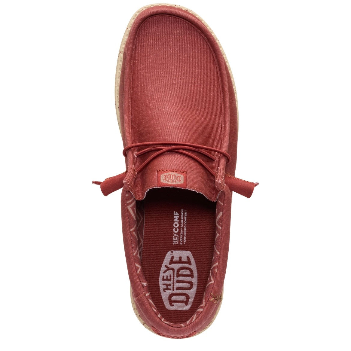 WALLY STRETCH CANVAS BURNT RED/BOULDER TAN