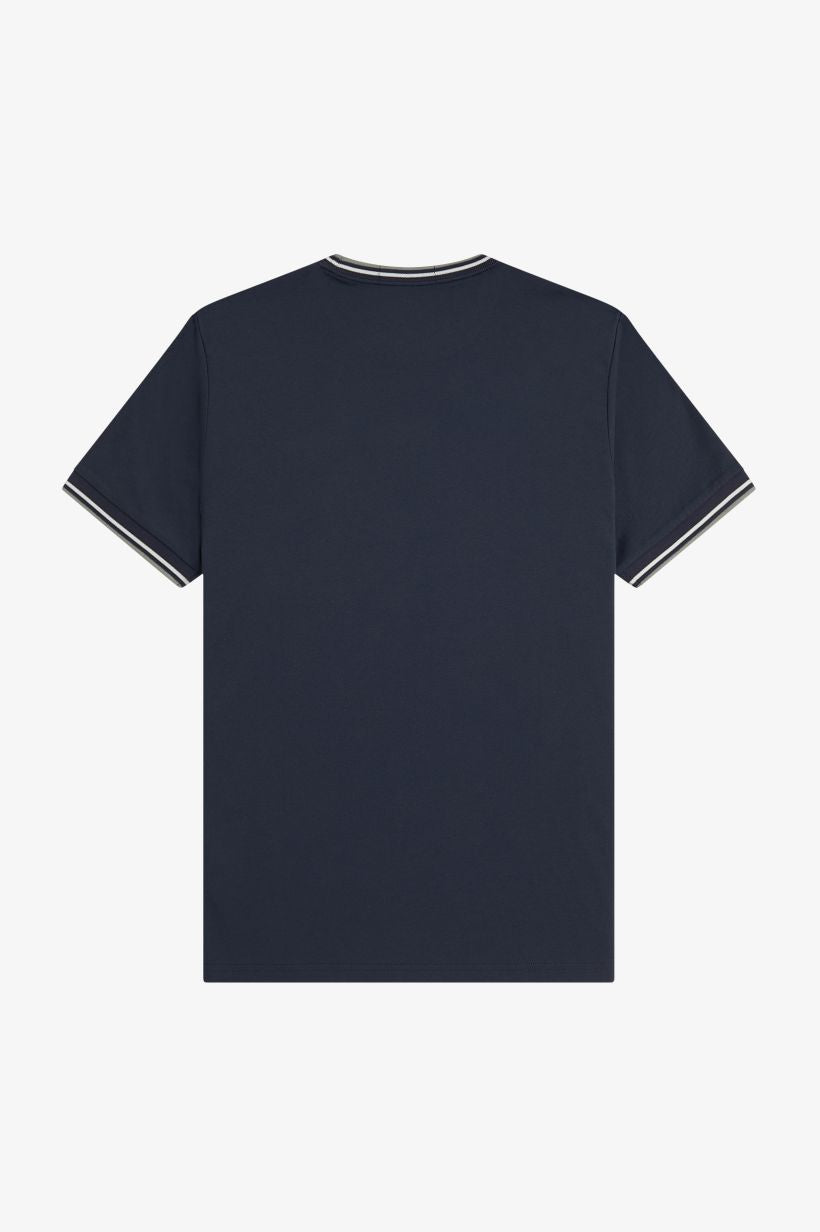 Camiseta con ribete con dos franjas M1588 • 72C