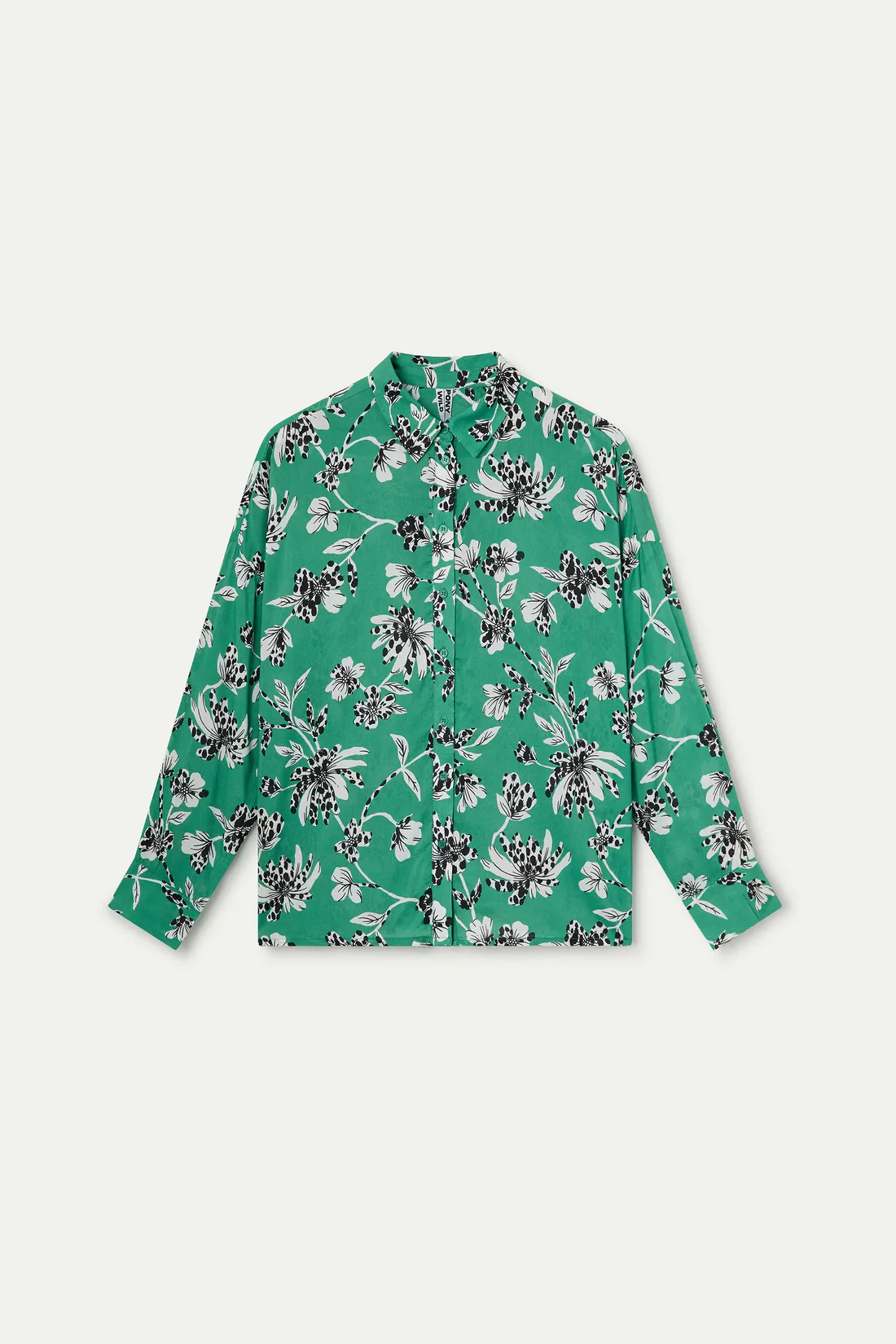 Camisa con estampado Gerbera