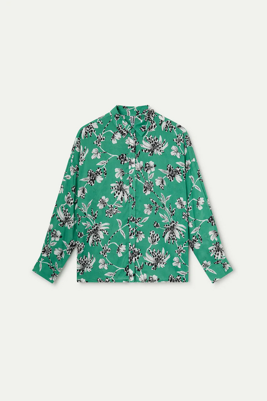 Camisa con estampado Gerbera
