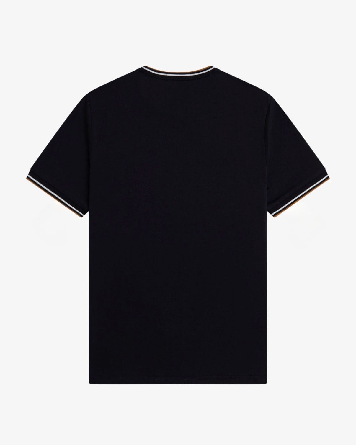 Camiseta con el ribete con dos franjas