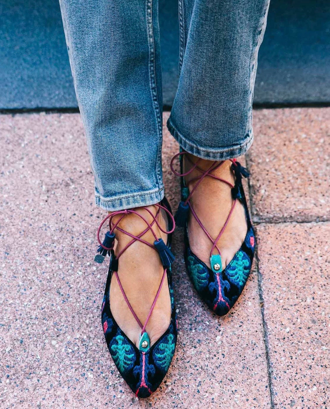 Bailarina Londres Marino (plantilla extra)