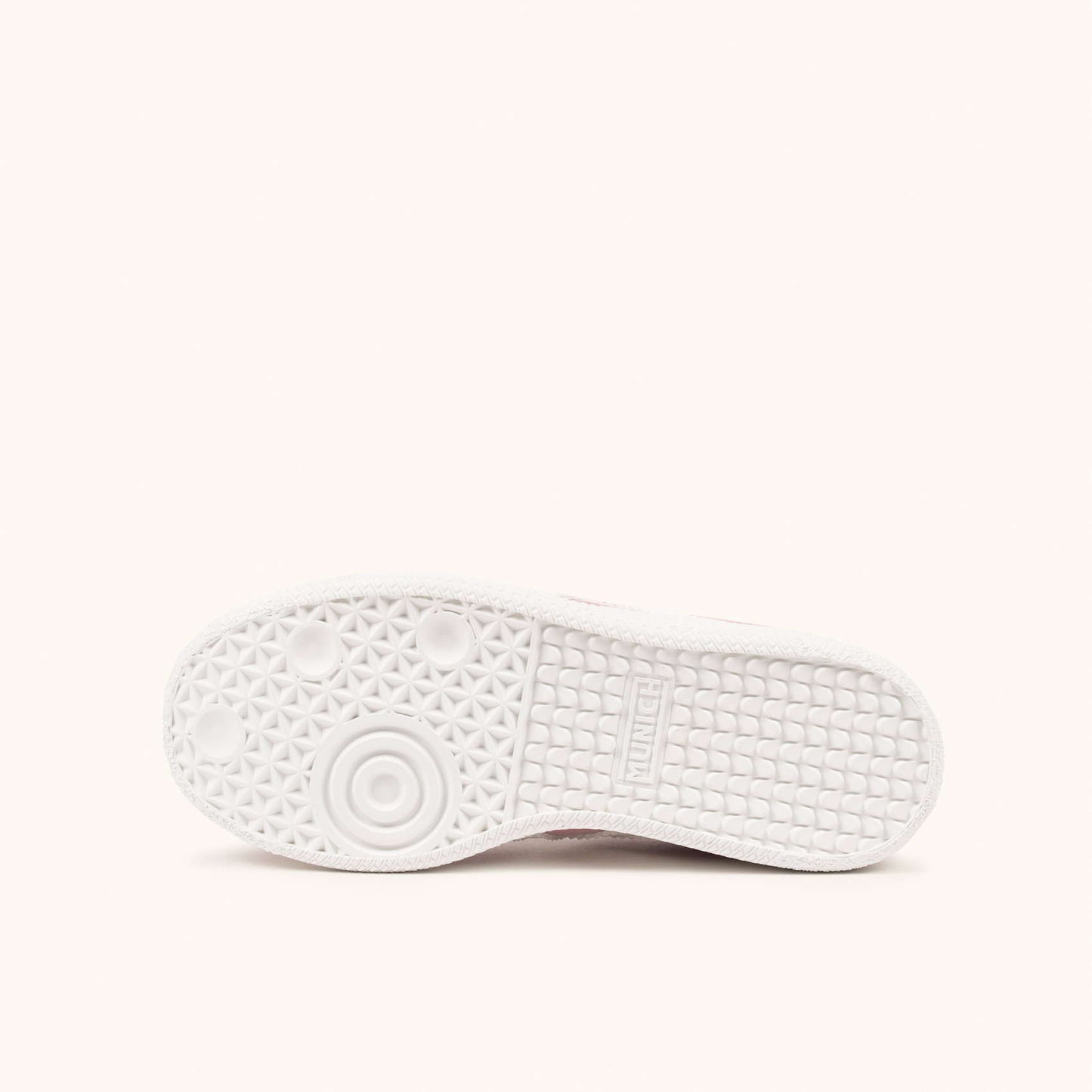 MUNICH MINI BARRU 18 Zapatillas Infantiles Rosa Pastel con Cordones y Detalles en Crema