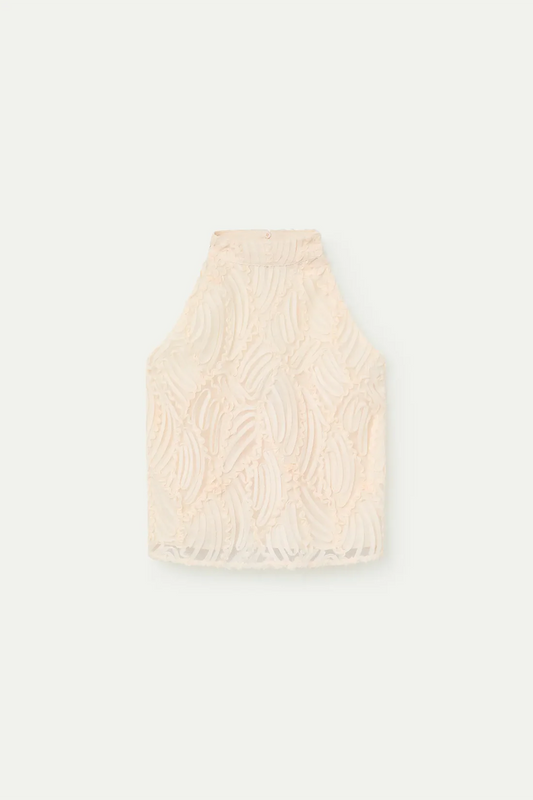 Top halter blanco