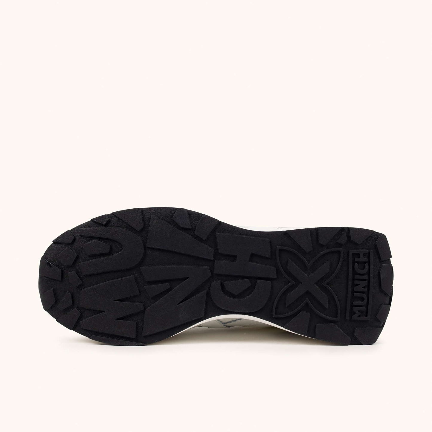MUNICH XEMINE WMN 102 Sneakers de diseño running elegante blanco y plata