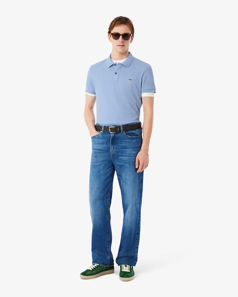 Polo de piqué de corte ajustado