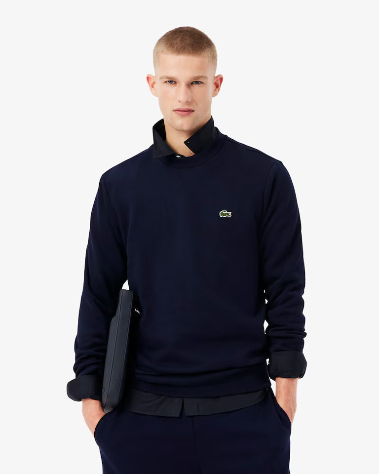 Sudadera de cuello redondo de felpa