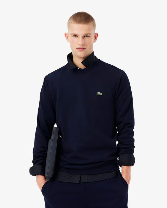 Sudadera de cuello redondo de felpa