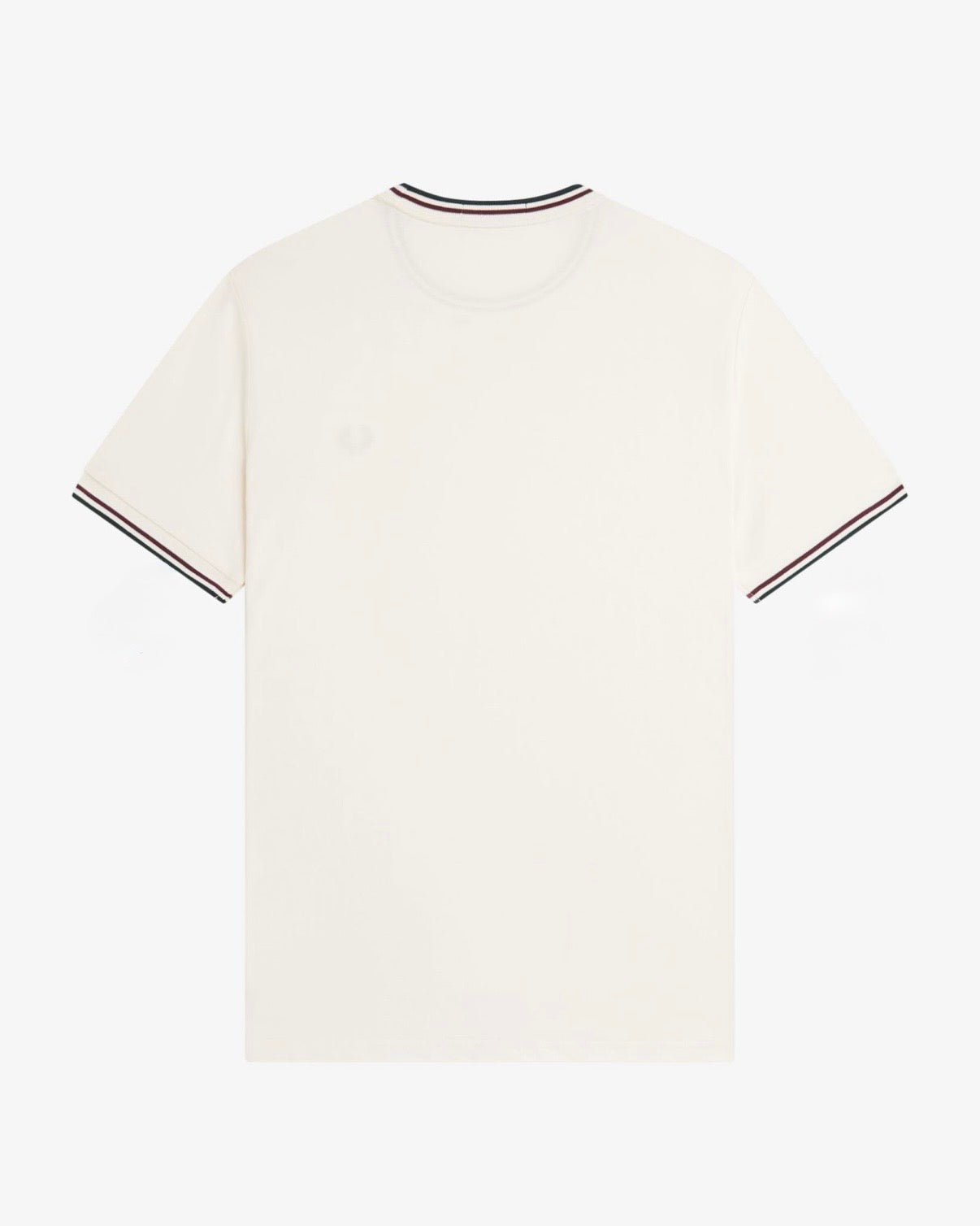 Camiseta con el ribete con dos franjas
