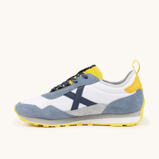 MUNICH UM 91 Zapatillas Retro Running Blanco y Gris