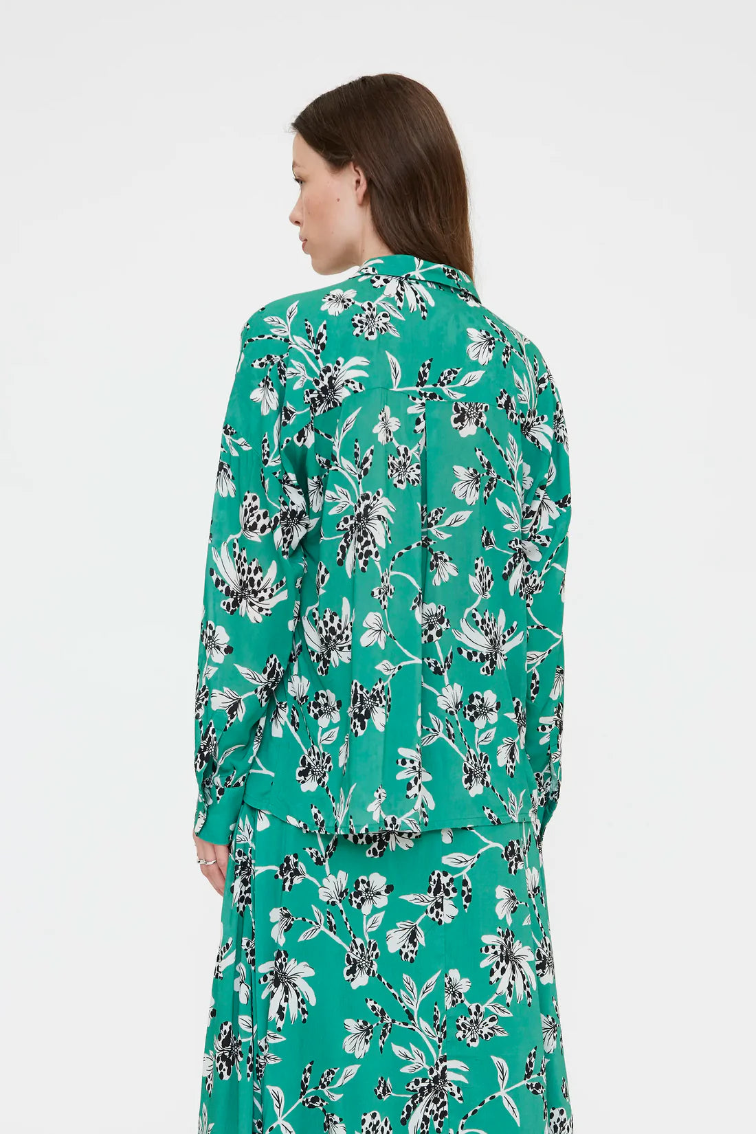 Camisa con estampado Gerbera