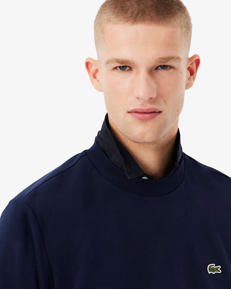 Sudadera de cuello redondo de felpa