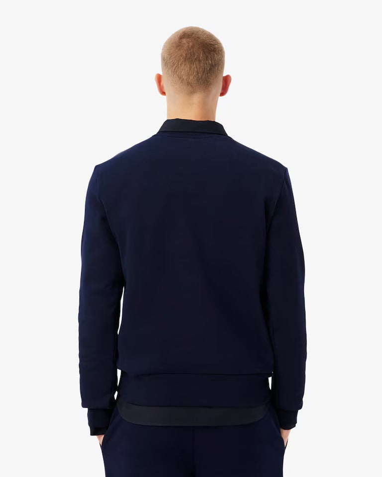 Sudadera de cuello redondo de felpa