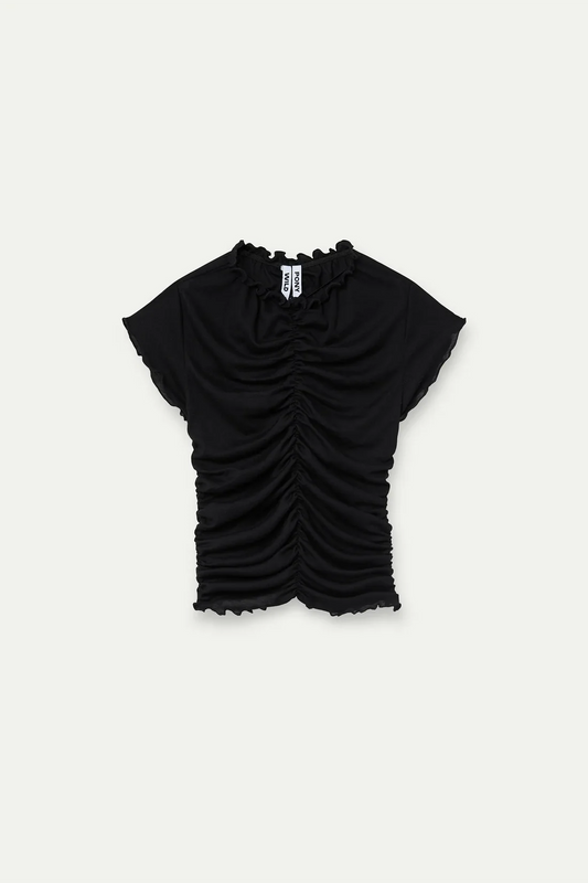 Camiseta fruncida