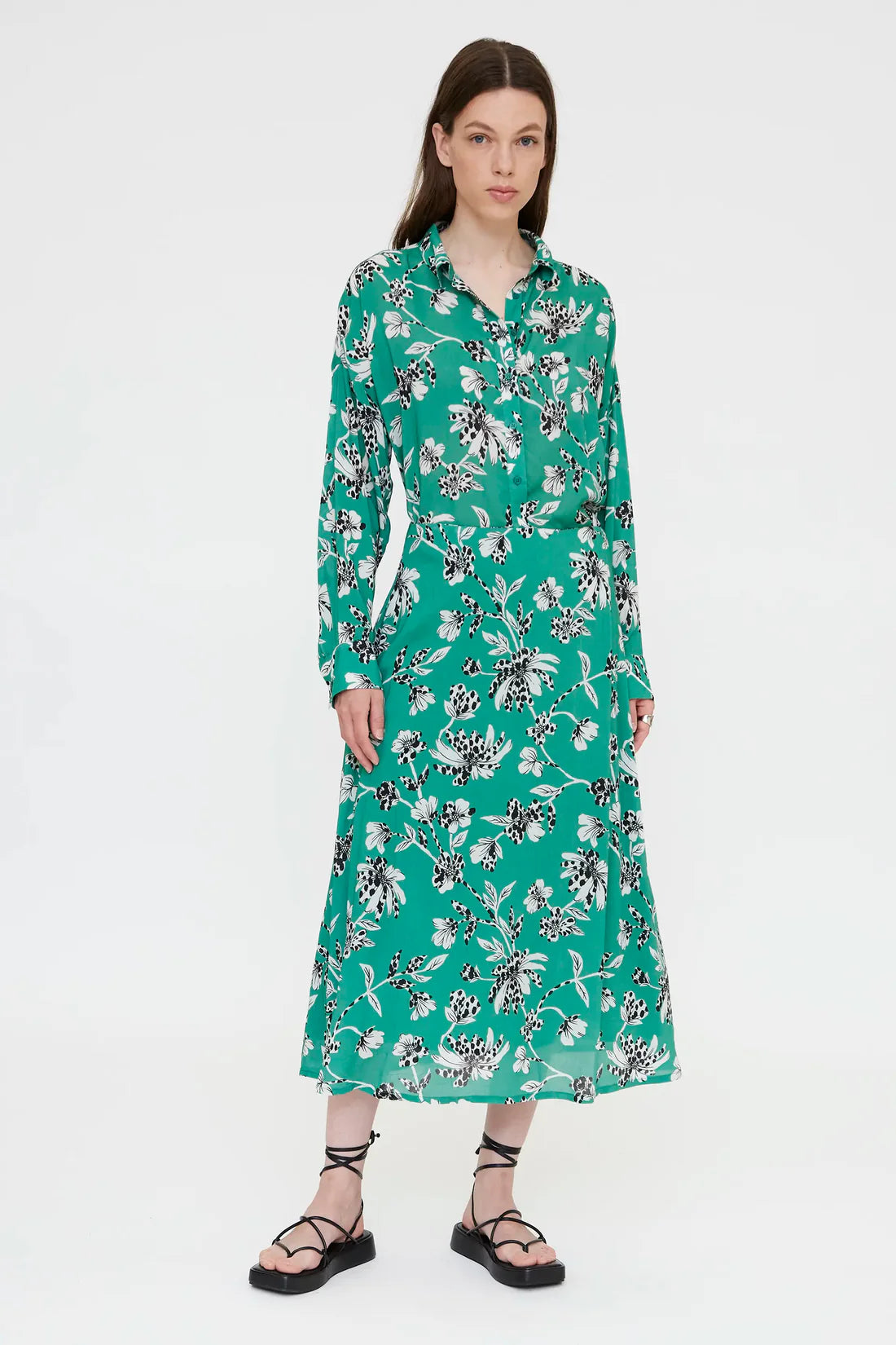 Camisa con estampado Gerbera