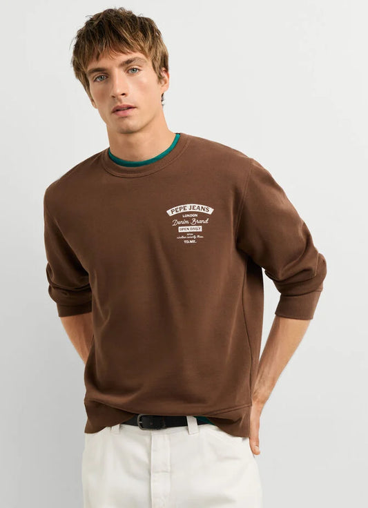 Sudadera Cuello Redondo Fit Regular