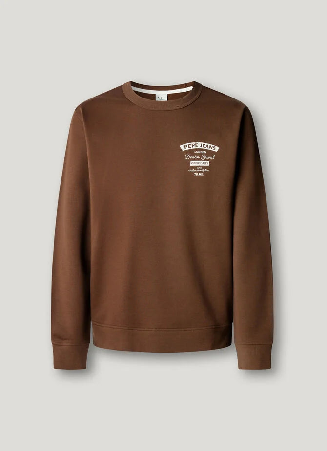 Sudadera Cuello Redondo Fit Regular