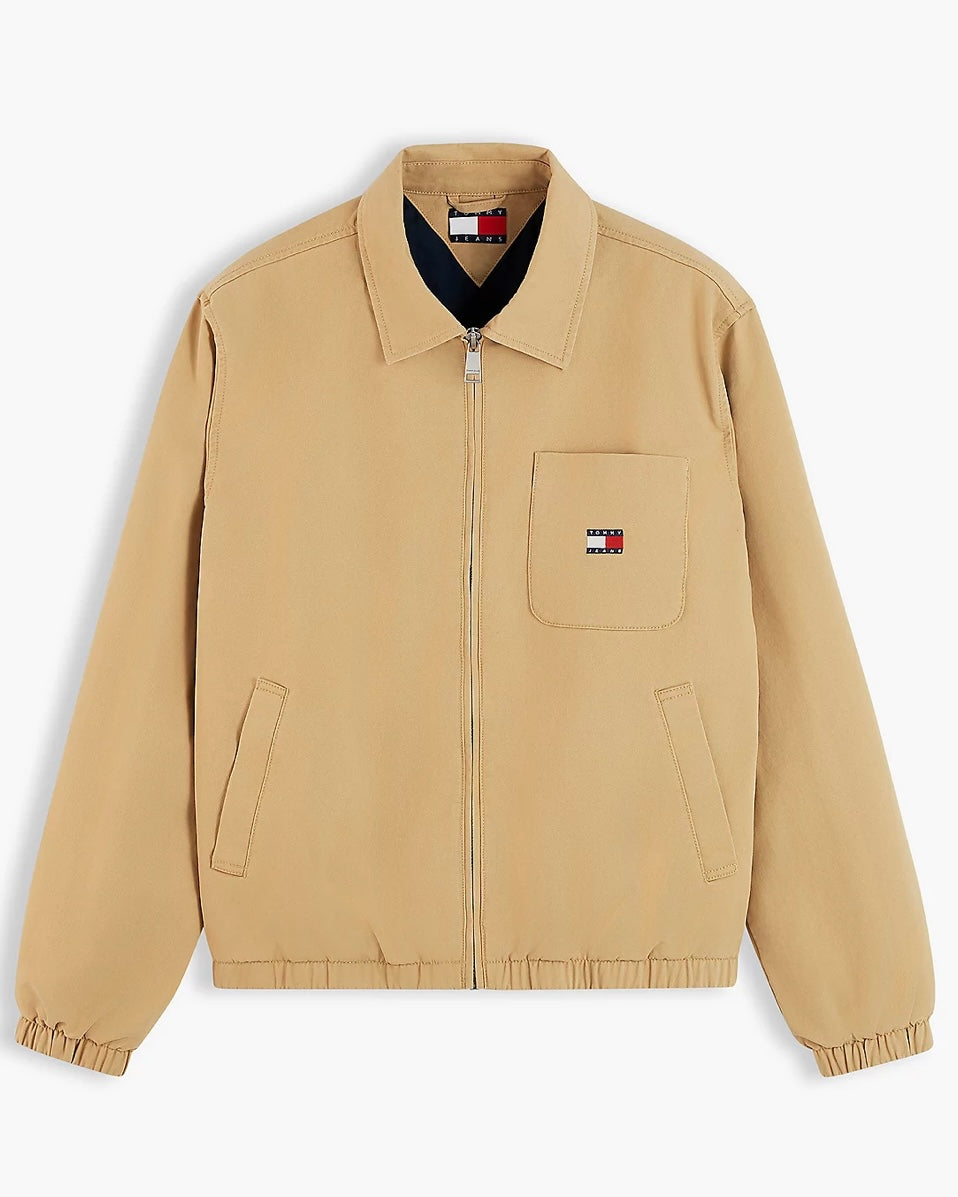 Chaqueta Harrington de sarga aterciopelada